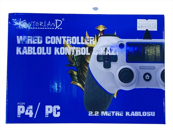 Kontorland - PS4 Ve PC Uyumlu Titreşimli Kablolu Oyun Kolu GamePad P4H - 4