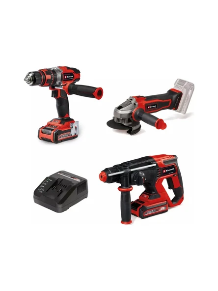 Einhell Te-Tk 18/3 (Cd+Ag+Hd) Akülü Alet Seti ürün görseli