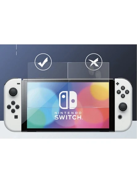 Nintendo Switch OLED Ekran Koruyucu Temperli Cam Premium Pro 9h - 2