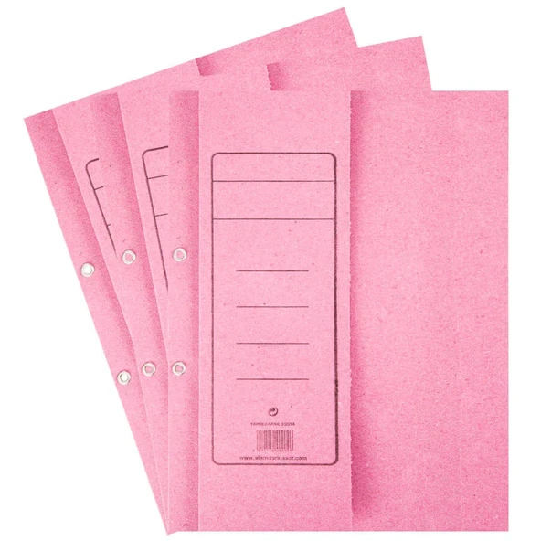 Alemdar Yarım Kapak Dosya Pembe Renkli