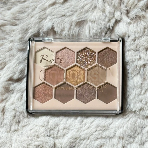 Sudedi Home Göz Alıcı 11 Renkli Far Paleti - Mat, Işıltılı ve Simli Seçenekler (Model-3) - 2