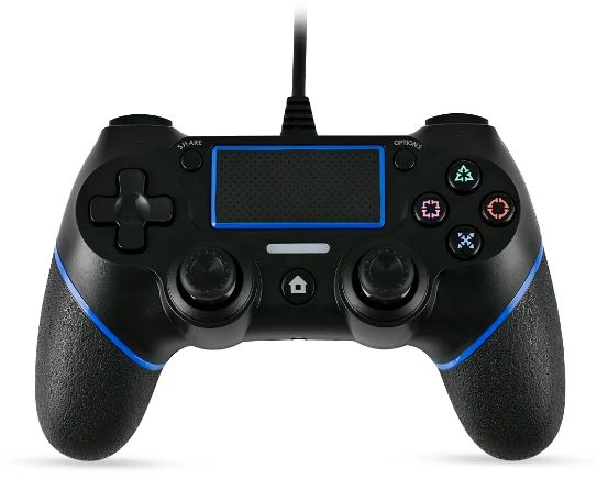 Kontorland - PS4 Ve PC Uyumlu Titreşimli Kablolu Oyun Kolu GamePad P4H - 5