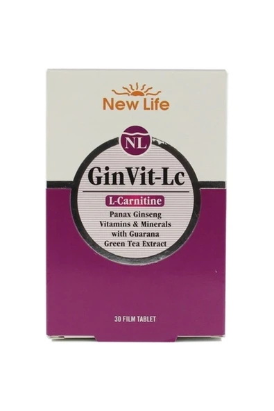 NEW LIFE Ginvit-lc L- Carnitine 30 Film Tablet 7640128140993 - 2