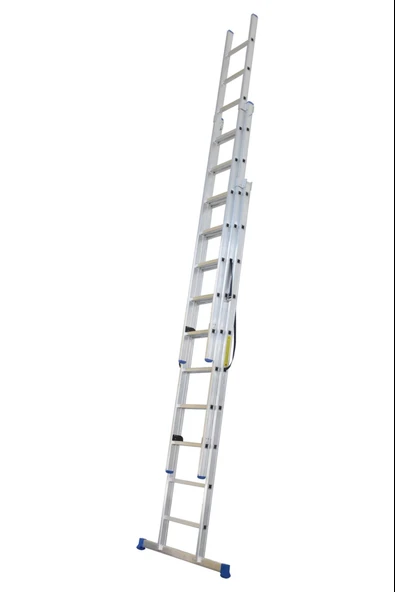 ASVERA 3 Parça x 2 Metre = 6 Metre A Tipi Alüminyum Merdiven – Profesyonel, Katlanabilir & Yerli Üretim - Resim 5