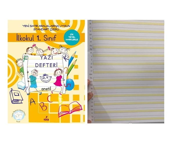 1.Sınıf Güzel Yazı Defteri Standart Çizgili Büyük - 2 adet