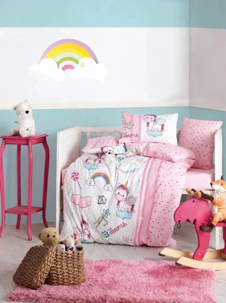 Cotton Box Bebek Nevresim Takımı Unicorn