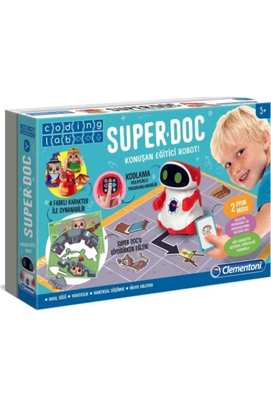 CLEMENTONI SuperDoc Eğitici Konuşan Robot (TK)