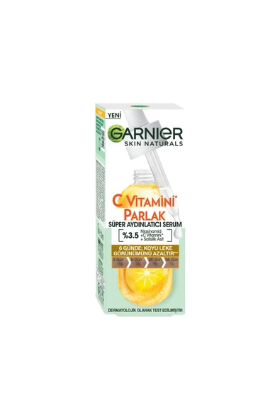 Garnier C vitaminli serum süper aydınlatıcı koyu leke azaltıcı serum 30 ml