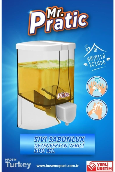Sıvı Sabunluk Dezenfektan Verici 500ml