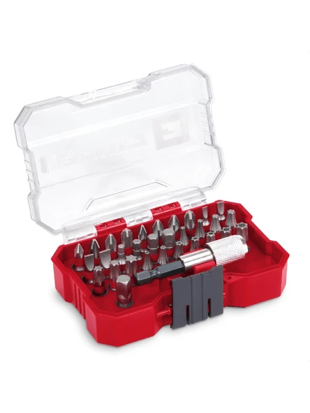 Einhell XS-CASE 32 Parça Uç Seti (25 Mm Uçlar, 60 Mm Hızlı Değiştirilebilir Uç Tutucu, Lokma Adaptör, Saklama Kutusu Dahil)
