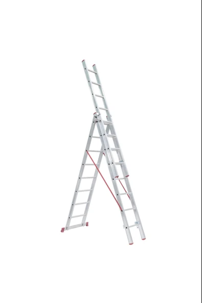 3X2,5=7,5 METRE A TİPİ SÜRGÜLÜ ALÜMİNYUM MERDİVEN