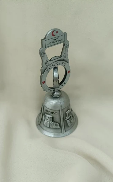 Zil Çan Resepsion Otel Okul Sallama Zili Metal Dümen Nostalji Müzikal Antalya Görseli - 3