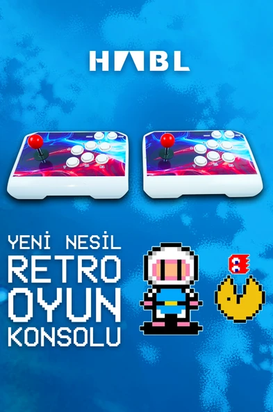 HABL 2025 Retro Arcade Kablosuz Oyun Konsolu 42.000 Oyunlu Süper BoxOyun - 3