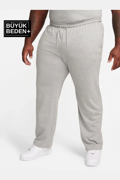 Üçlü Büyük Beden Reçme Paça İnce Eşofman Altı SPR25BEA52-3 - 5