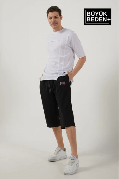 Erkek Büyük Beden N.Brooklyn Baskılı Standart &Regular Kalıp Şort SPR25BSR089