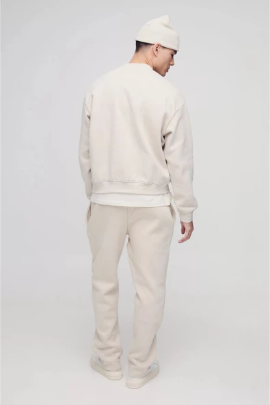 Süperlife Erkek İçi Polarlı 3 iplik Kalın New York Baskılı Eşofman Altı SPR25EA97 - 5