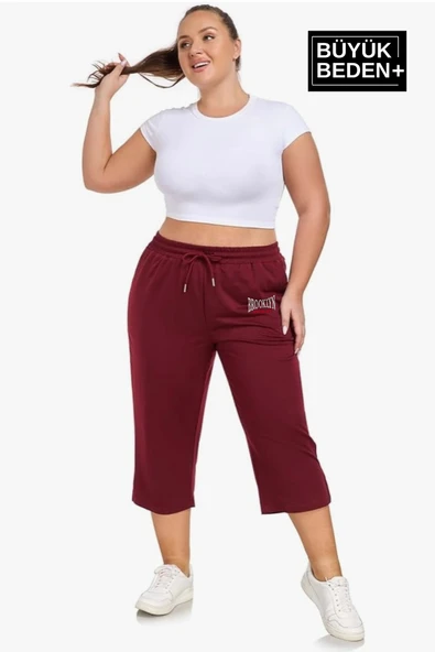 Süperlife Kadın Büyük Beden N.Brooklyn Baskılı Standart &Regular Kalıp Şort SPR25BSRk089 - 5