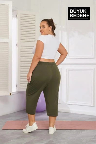 Kadın Büyük Beden N.Brooklyn Baskılı Standart &Regular Kalıp Şort SPR25BSRk089 - Resim 10