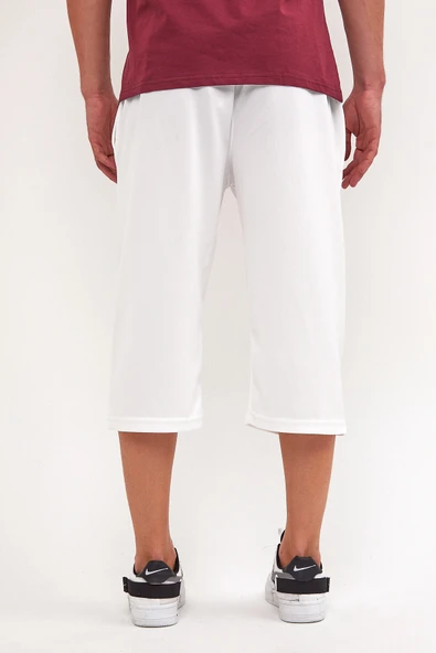 Erkek New York Baskılı Uzun Slim fit  Şort SPR25SR081 - Resim 8