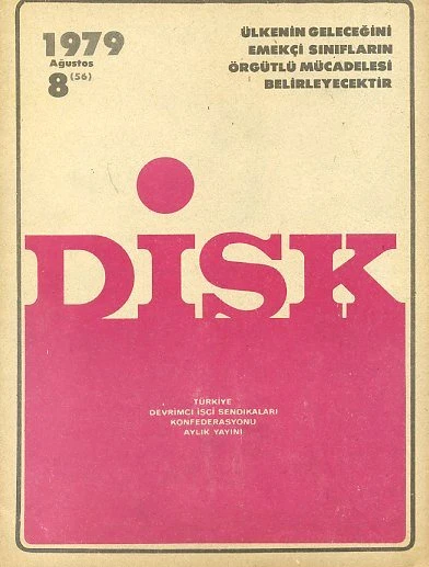 DİSK Dergisi 56 Ağustos 1979