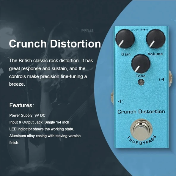 Gitar Efekt Pedalı - Crunch Distortion