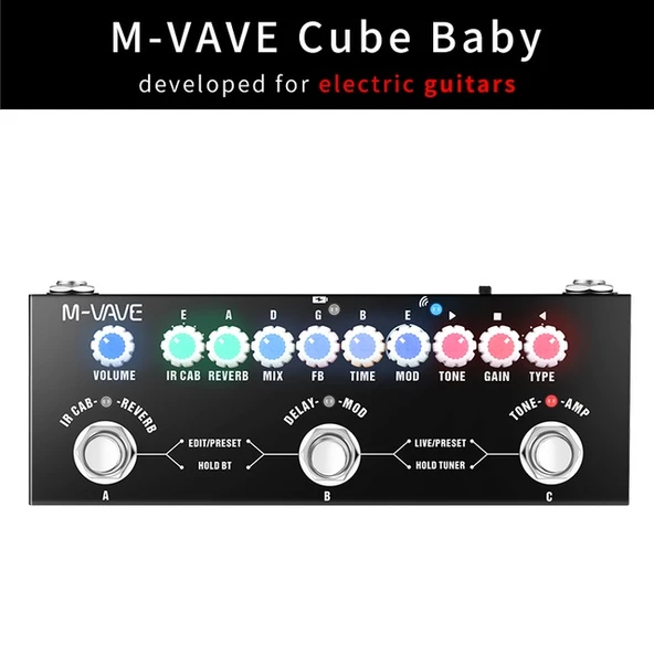 Elektro Gitar Çoklu Efekt Pedal