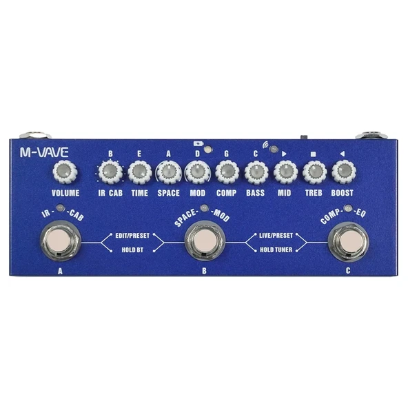 M-vave Cube BABY Multi Efekt Pedal - Elektro Bas