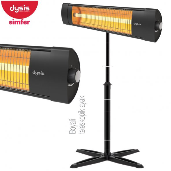 Simfer Dysis Thermal HTR-7407 İnfrared Elektrikli Soba Isıtıcı 2300 AYAK DAHİL