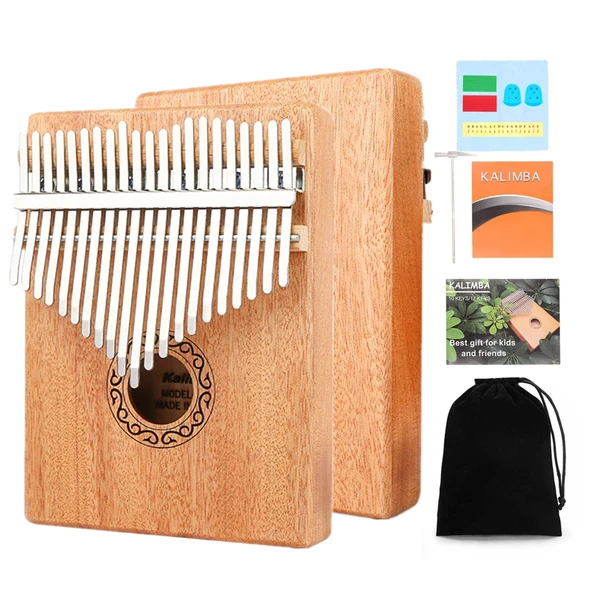 Kalimba Başparmak Piyano - Asma Desenli - 21 Tuşlu