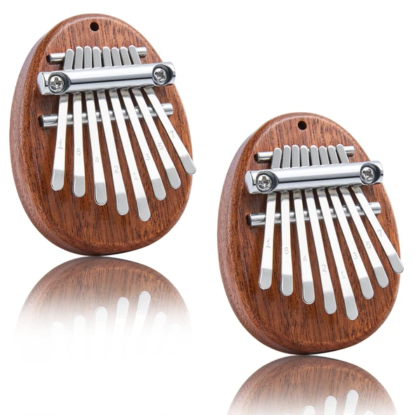 2 Adet 8 Tuşlu Kalimba Başparmak Piyano - Eliptik