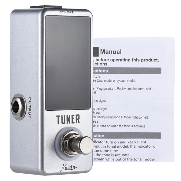 Mini Kromatik Gitar Pedal Tuneri - LT-910