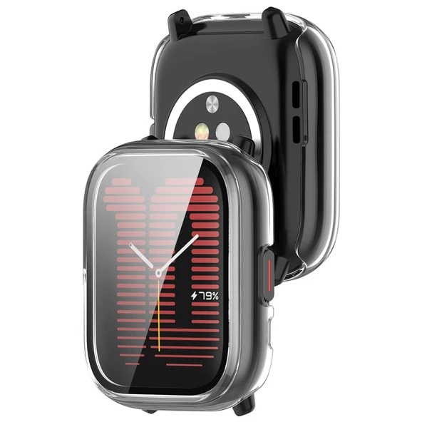 Amazfit Active Akıllı Saat Kılıfı - Şeffaf