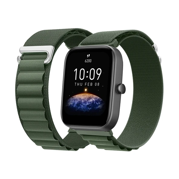Amazfit Bip Serisi Akıllı Saat için Alpine Loop Kumaş Kordon - Renk B
