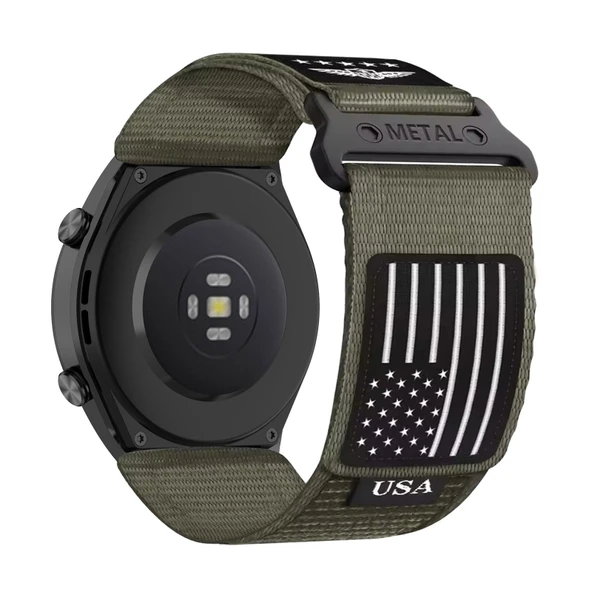 Xiaomi Mi Watch/S1/S1 Active Uyumlu Açık Yeşil Naylon Kordon