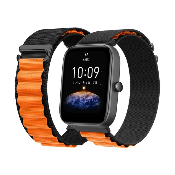 Amazfit Bip Serisi Akıllı Saat için Alpine Loop Kumaş Kordon - Renk E
