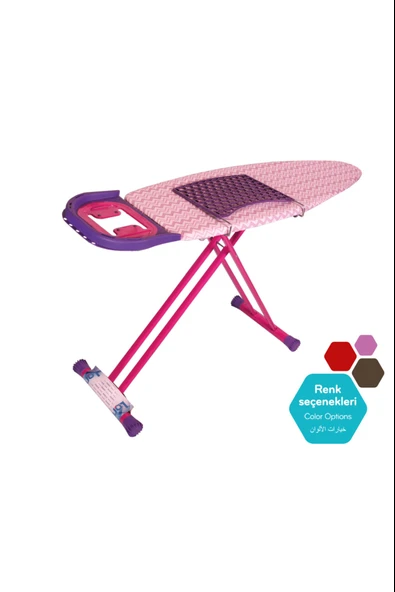 ASVERA Armada Ütü Masası | 45x126 cm Geniş, Lüks Keçeli ve Yükseklik Ayarlı Metal Tabla - Resim 3