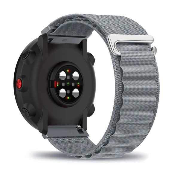 Polar Vantage V2 Akıllı Saat için Naylon Kordon - Açık Gri