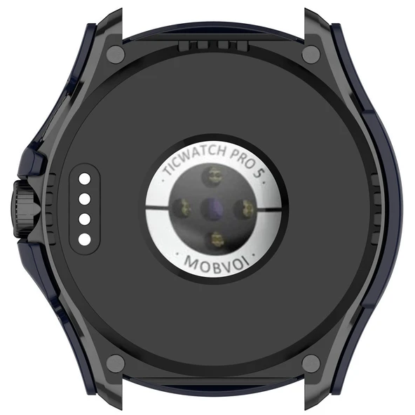 Ticwatch Pro 5 Koyu Mavi Koruyucu Tampon Kılıf - 7