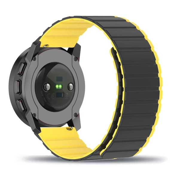 Suunto Ocean Manyetik Silikon Saat Kordonu - Sarı
