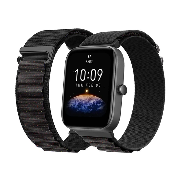 Amazfit Bip Serisi Akıllı Saat için Alpine Loop Kumaş Kordon - Renk G