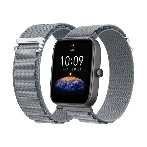Amazfit Bip Serisi Akıllı Saat için Alpine Loop Kumaş Kordon - Renk F