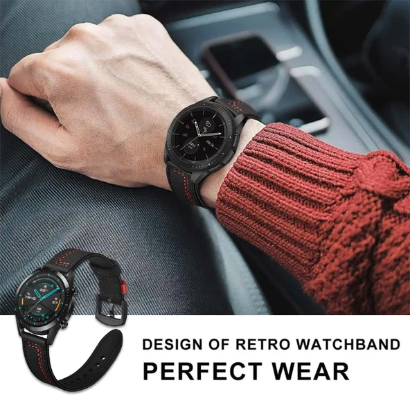 Xiaomi Redmi Watch 2 Lite Uyumlu Deri Kordon - Renk K - 6