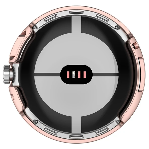 Google Pixel Watch Koruyucu Tampon Kılıf - Rose Gold - 6