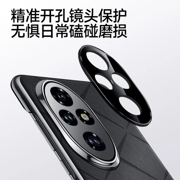 Honor 100 Pro Lüks Deri Kılıf - Kırmızı - 3