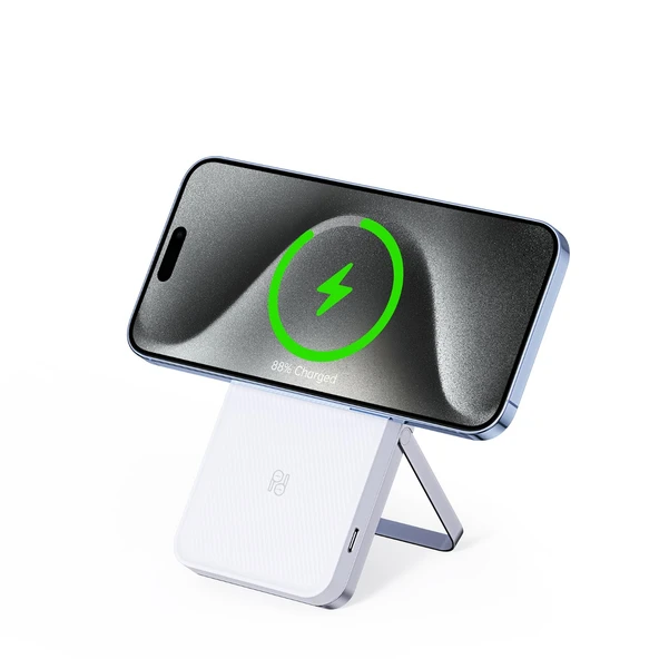 3'ü 1 Arada MagSafe Kablosuz Şarj İstasyonu - iPhone/Apple Watch/AirPods - Beyaz - 5