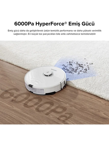 Roborock S8 Sonic Beyaz Akıllı Robot Süpürge - 3
