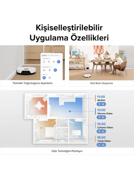 Roborock S8 Sonic Beyaz Akıllı Robot Süpürge - 6