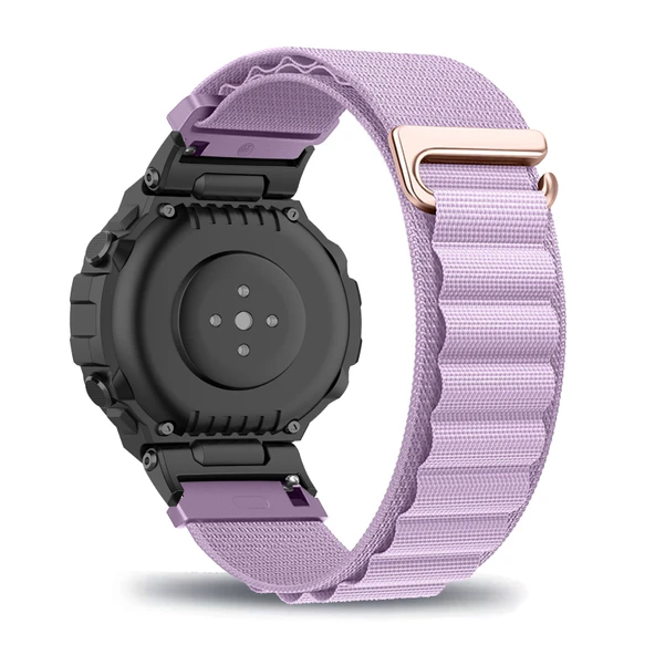 Amazfit T-Rex/T-Rex Pro Akıllı Saat için Naylon Kordon - Mor