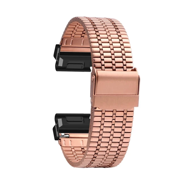 COROS VERTIX için Paslanmaz Çelik Örgü Kordon - Rose Gold