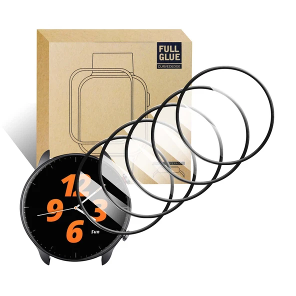 Amazfit GTR 3 Pro Ekran Koruyucu - 9H Temperli Cam - 5 Adet